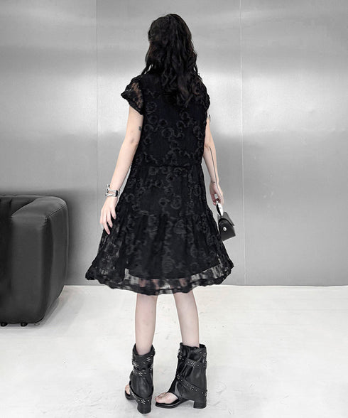 Rosette Tier Dress