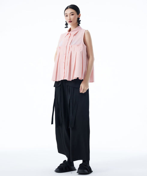 Nivelle Pleat Blouse