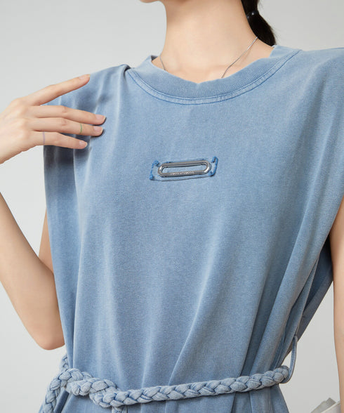 Pigment Drawstring Dress