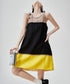 Tricolor Layered Dress