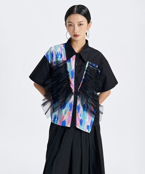 Prism Pleat Blouse