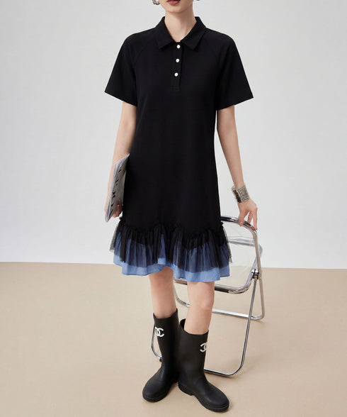 Virella Ruffle Mid-length Dress