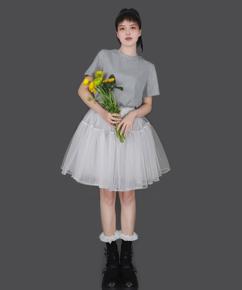 Halo Frill Rib Socks