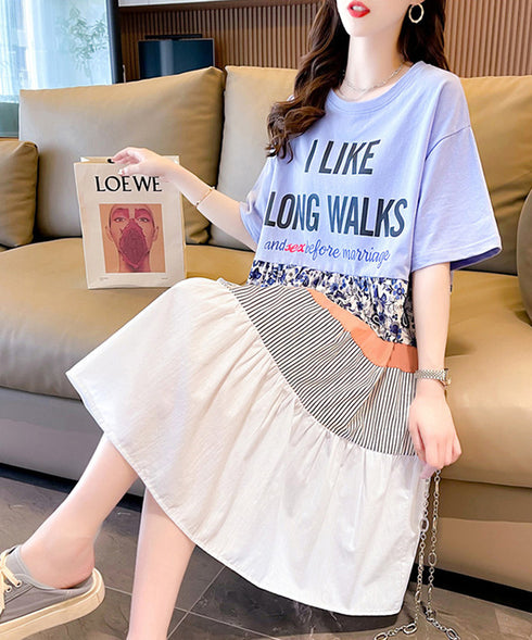Patch Walk Dress