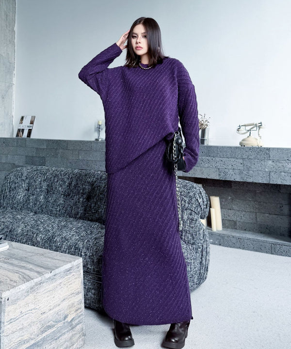 Diagonal Knit Texture Series