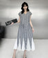Stripe Veil Dress