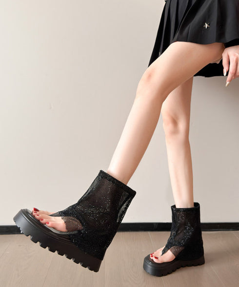 Crystal Mesh Sandal
