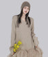 Meringue Veil Hem Dress