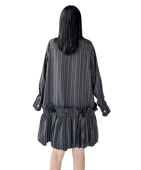 Stripe Tier Shirt Dress