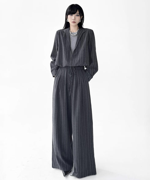 Bicolor Zip Top & Skirt Co-ord