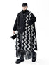 Patch Jacquard Fringe Coat