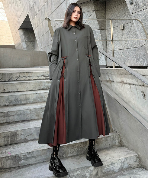 Bicolor Zip Top & Skirt Co-ord