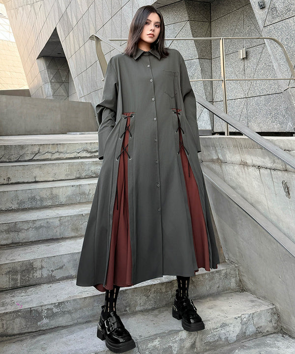 Lace Side Laced Layer Dress