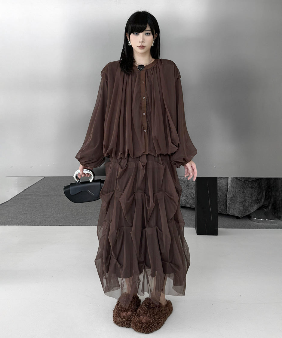Sheer Volume Gather Tulle Series – LONDA