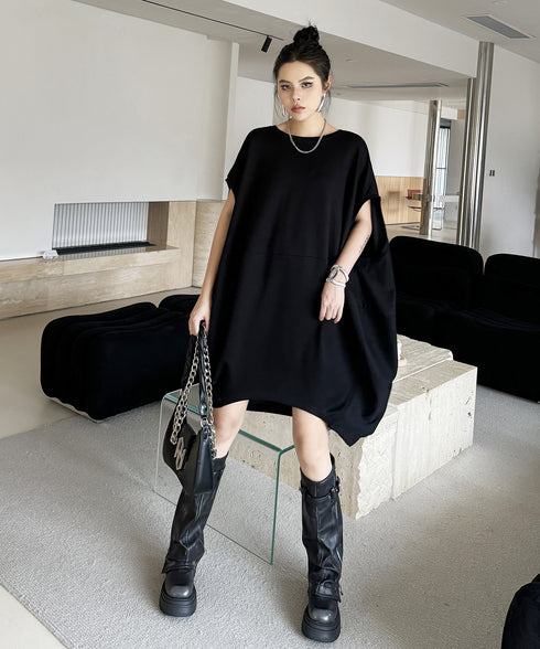 Balloon Silhouette Dress