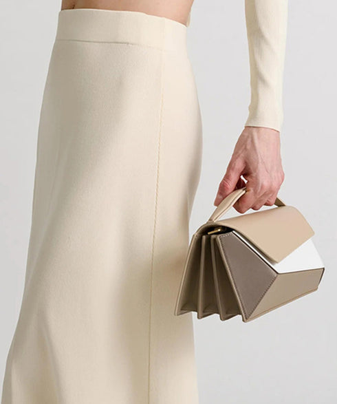 Facet Pleat Bag