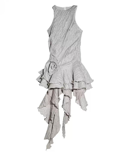 Ripple Flow Petal Dress