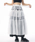 Tiered Mesh Belt Skirt