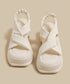 Twist Loop Platform Sandal