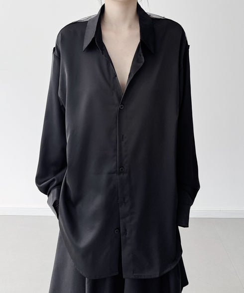 Pearl Sheer Back Blouse