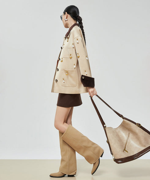 Pearl Charm Panel Jacket