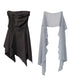 Drape Flow Corset Top & Sheer Scarf