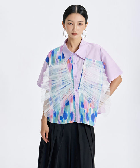 Prism Pleat Blouse