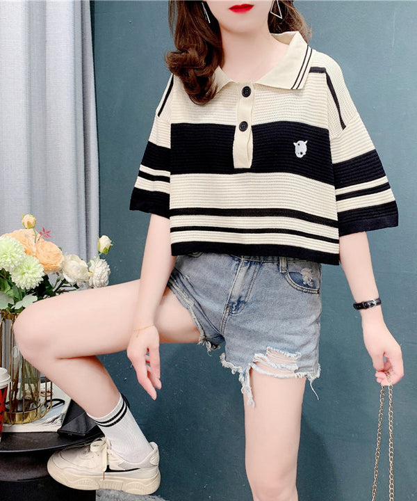 Bold Border Polo Tee