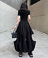 Drape Volume Skirt