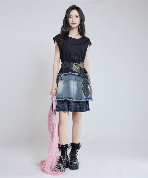 Layer Trim Dress