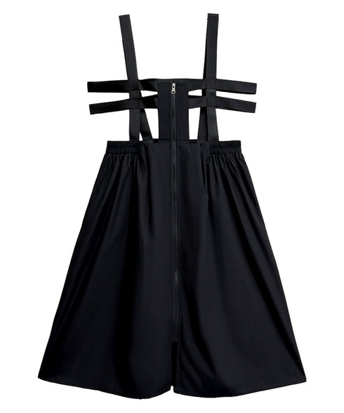 Strap Zip Volume Dress
