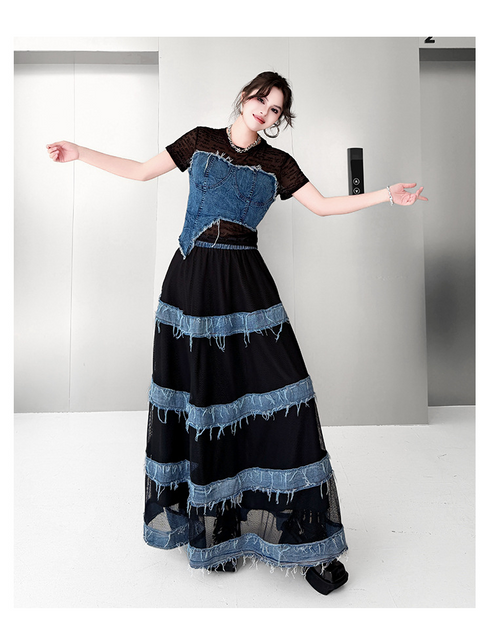 Fray Tier Skirt