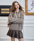 Melt Hood Knit Top
