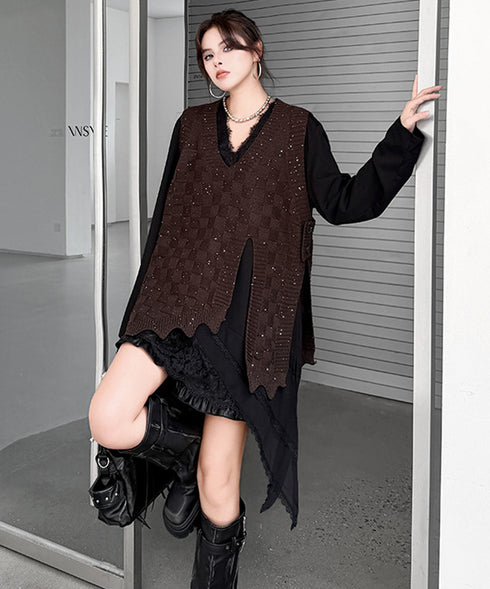 Meridelle Split Vest