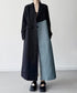 Contrast Paneled Tailored Coat