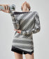Diagonal Stripe OffShoulder Top