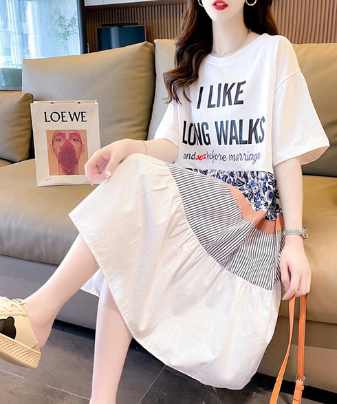 Patch Walk Dress