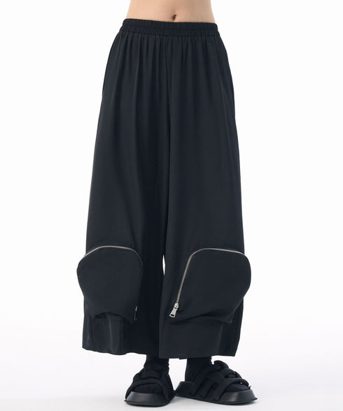 Zip Pocket Wide Pants