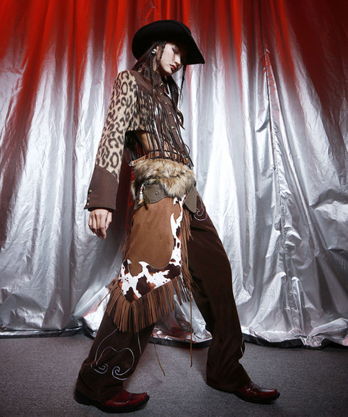 Fur Trimmed Hip Belt