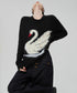 Crystal Swan Knit Top