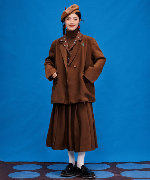 Retro Dot Layer Brown Series