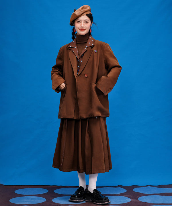 Retro Dot Layer Brown Series