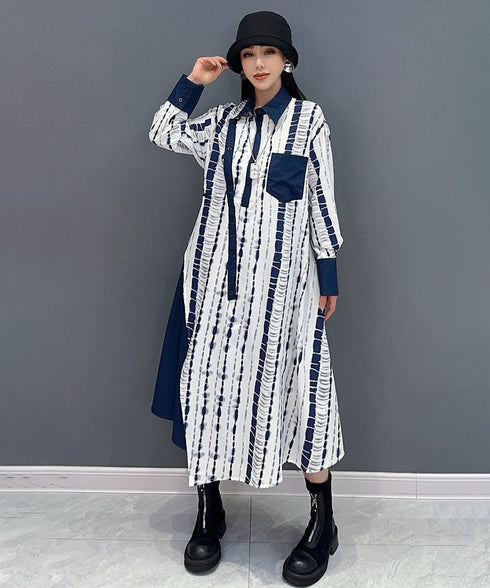 Colorful Graphic Polo Top