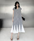 Stripe Veil Dress