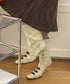 Whipstitch Buckle Boots