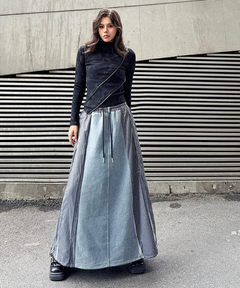Grid Trace Skirt
