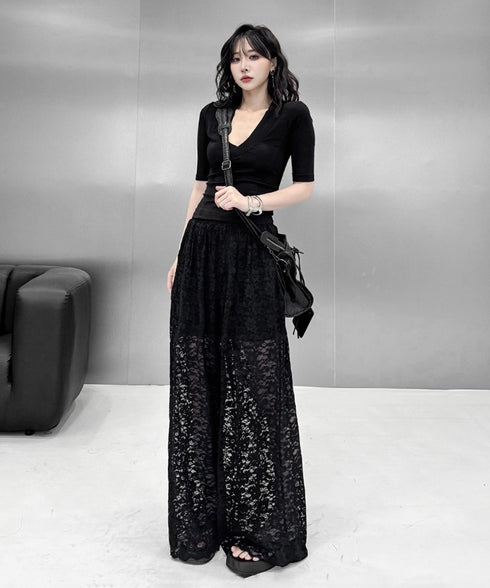 Lace Drift Pants