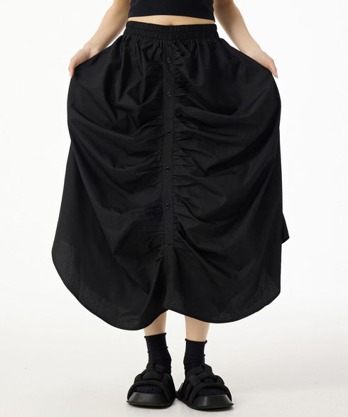 Gather Curve Skirt