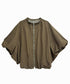 Balloon Sleeve Zip Jacket