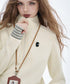 Cream Line Zip Top